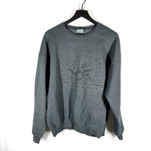 Schrute Farms The Office Dwight Pullover Crew Neck Gray XL